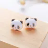 Boucles d'oreilles Jiofree Korea Style Cartoon Panda Clip sur boucles d'oreilles Boucles d'oreilles non percées Clips d'oreille Cuff pour femmes pour femmes