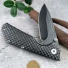 Utomhus Taktisk EDC Survival Pocket Knife 420 Rostfritt stål Camping Jakt Portable Folding Knife