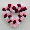 Decorative Flowers Valentine S Day Heart Wreaths Decoration Handmade Wool Felt Balls Love For Wedding Party Wreath