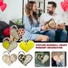 Collane a sospensione Baseball Vintage Baseball Tree Hanging Gioielli fatti a mano Fatti grandi perle di San Valentino per San Valentino Easy Installa