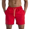 Мужские шорты Fashion Summer Men Beach Short Brand Casual Cafure Board Board Boxer Trunks Бермудские острова H240424