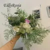 結婚式の花Eillyrosia Original Design Bride Bouquet Country Style RAMO DE FLORES PARA NOVIA
