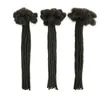 Dreadlocks Brazilian Human Hair Strand Crochet Braid Hair Loc 0.6 0.8 cm Kinky Braiding Bundles Microlocks Wholesale 240409