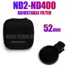 フィルター52mm ndフィルター。 ND2ND400ユニバーサルポータブルカメラレンズ。 iPhone携帯電話スマートフォン用のプロのニュートラル密度レンズ