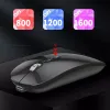 Mice Dual Mode Wireless Bluetoth Mouse Typec Rechargeable with Oneclick Desktop Function 2.4g Silent Backlit Mice for Laptop Pc New