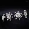 Headpieces sneeuwvlokvorm hoofdband elegante hoofddeksels eenvoudige hoofdhoep bruiloft haaraccessoires sieraden