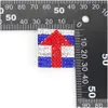 Pins broches 10 pc's/lot modeontwerp Amerikaanse vierkante vlag met pijlen broche crystal rhinestone 4e van jy usa patriottische pinnen voor dhkqw