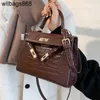 TOTES kadın çanta ky yüksek son çanta 2024 yeni kadın çanta internet ünlü niş crossbody çanta timsah desen çok taşınabilir çanta