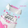 Epilator Portable Electric Women Shaver USB Laddning Kvinnlig hårborttagare smärtfria rullblad Razor Bikini Armpit Private Lady Epilator D240424