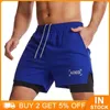 Motorcycle Apparel Fit Type Short tissé Track Shorts doux et confortable Les dimensions de fitness sont des sports à double couche précis faciles à déplacer