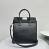 MM6 Numer 5AC czarna torba designerska torebka prawdziwa skórzana krzyżowa torby na ramię damskie męskie torba luksusowa torebka weekendowa sprzęgło pochette