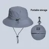 Hat de pescador à prova d'água Mulheres Summer Sun Antiuv Protection Hats Campo de camping ao ar livre Montanhismo Caps de pesca Men 240417