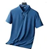 Polos pour hommes de haute qualité de style décontracté polo Polo respirant confortable Roupas masculinas Classic Outwear cadeau pour père mari