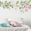 Vägg klistermärken mamalook färgglad vatten blomma klistermärke säng vardagsrum hus dekor avtagbart dekal för flickor