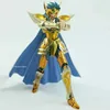 Action Toy Figures In Stock KUN MC Aquarius Camus Gold Saint Seiya Saint Cloth Myth EX Movable Doll Anime Model Reprint Toy Collection Gift T240422