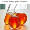 Feest voor alcohol mannen Verjaardag Geschenk Decanter Whisky Glass Depanters Unieke grappige High Borosilicate 240409