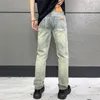 Jeans maschi primavera estate sottile chicon maschi gamba dritta in forma sciolta cdicon europea marchio di fascia alta di fascia alta pantaloni dritti LXK223