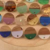 Beads Cordial Design 100Pcs 14*14MM DIY Accessories/Natural Wood/Earrings Stud/Round Shape/Hand Made/Jewelry Findings & Components