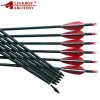 Стрелка 6/12/4,4PCS Linkboy Argery Mix Mix Carbon Arrow Spine 500 28/29/30 дюйма ID6,2 мм Составной