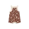 ワンピース夏の女の赤ちゃんの幼児ロンパーストラップボディスーツオネシエブリーフクロールスーツコットンガーゼファッションソフトロングスリーブベビー服