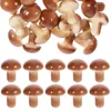 Dekorativa blommor 20 datorer po prop små svamp barn tillbehör leksaker dekorera falska svampar skum poing barn