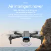 Drony E99 Pro Drone z kamerą profesjonalne 4K HD Dual Camera Wi -Fi Optical Flow Dron Unikanie Fotografia Aerialna Fotografia Aerialna