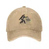 Kapity z piłką Squatching Camping Desgin Baseball Cap Estetyka Mężczyzna umyte Hip Hop Hats Wysokiej jakości druk na uniwersytecie Snapback Prezent