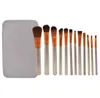 2021 N3 Brush Professional 12st Makeup Cosmetic Facial Brush Kit Metal Box Brush Set Face Powder Brushes3173995