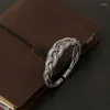 Link armbanden xiyanike zilveren kleur twist geweven armbandbangle voor vrouwen mode licht luxe charmante verjaardag sieraden verstelbaar