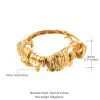 STRANDS KPOP BRACELPEL RAAMLOSS STAAL HIP POP Cool Tiger Bangle King of the Forest Gold/Black Color Sieraden Dieren armbanden Gift H2702