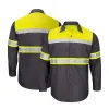 Koszule konstrukcyjne dla mężczyzn koszule bezpieczeństwa dla mężczyzn długie rękaw odblaskowe koszule robocze