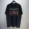 Saint Michael T Shirt Erkek Kadın Tişört Amerikan High Street Çok Stil Kısa Kollu Klasik Soyut Baskı Crewneck T-Shirt Tee Tee