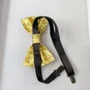 Bow Ties Sequins Neck pour les amateurs de mode Performances de scène Lightweight Bowknot Tie Banquets Females Réunions Formelles