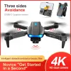 Drones opvouwbare mini RC drone e99 k3 pro hd 4k dubbele camera hoge hold -modus wifi luchtfotografie quadcopter speelgoed helikopter