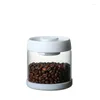 Storage Bottles Withered Wholesale Glass Coffee Bean Vacuum Boxes Sealed Tea High Borosilicate