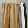 Men's Pants EN American Straight Casual Men Spring And Autumn Air Cotton HigH Street Splicing SportS Wide Leg For