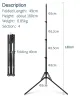 Stativ 180 cm Rückgeschwindigkeit 4 Abschnitt Leichtständer für Studio Flash, tragbare Softbox, Blitzhalter und Klammer