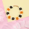 Strands Makersland Summer Cute Flower Beaded Bracelet For Girls Smile Friendship Bracelet For Children Accessories Jewelry Wholesale