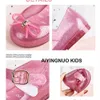 Sandalen 2022 Neue Frühling Mode Girls Prinzessin Kinderschuhe lässige Kinder Bogen Anti-Rutsch-Jelly Beach Sandalen DD027 240423