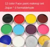 Vernice per il corpo all'ingrosso Vernice per il corpo Clown Halloween Makeup Painting for Kids Adults Festival Festay Cosplay Face Color Makeup Pigment D240424