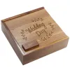 Drives Photo Album USB 3.0 Flash Drive 128GB Wooden Box Memory Stick Free Custom Logo Pen Drive 64GB Creative Wedding Gifts Pendrive 8G