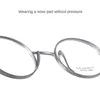 Sunglasses Frames Japanese Pure Titanium Eyeglasses Frame Men Designer Round Business Retro Myopia Women's Style