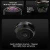 Fotorgear الهاتف المحمول كاميرا عدسة Pro tmount 16mm ultra wide len 8mm Fisheee 45mm/74mm Macro Lens and Adapter Ring