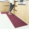 Mattor Japan kök PVC läder golvmattor grå dörrmatta sovrum vardagsrum mattor vattentät oljefast stor matta
