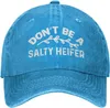 Шарики не будьте солеными телкой шляпой женской бейсбольной шляпы винтаж