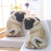 Cushions Simulation Dog Plush Pug Toys Soft Lifelike Stuffed Animals Shar Pei Pug Plush Pillow Dolls Sofa Cushion Girls Gift