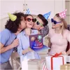 Verjaardagslicht en wenskaarten mucis cake gelukkige kaart 3D pop -up cadeau voor vrouwen mannen kinderen man vrouw vrouw mama papa drop levering am2dg husb