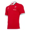 Welsh Home Away Olive Jersey krótkie t-shirt szorty treningowe Rugby