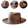 Bérets Unisexe Wool Top Hat Masqueades Party Fedoras Roleplaying Costume