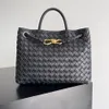 10A Andiamo Clutch Handtasche Designer Bag Bag Women Leave Geave Sheepes Travel Prest